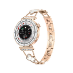 LuxeGlow Diamond Smart Watch for Women – HD Touchscreen Fitness Tracker with Bluetooth Call