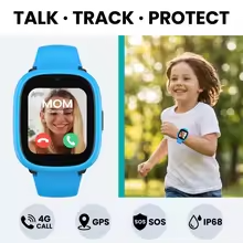 K9 AI Android Smartwatch with SIM Card, GPS+WIFI+LBS, 1.78-inch Display, 1+8G HD Video Calling, Waterproof, CE RoHS Compliant, 4G, Kids Smartwatch