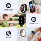 K9 AI Android Smartwatch with SIM Card, GPS+WIFI+LBS, 1.78-inch Display, 1+8G HD Video Calling, Waterproof, CE RoHS Compliant, 4G, Kids Smartwatch